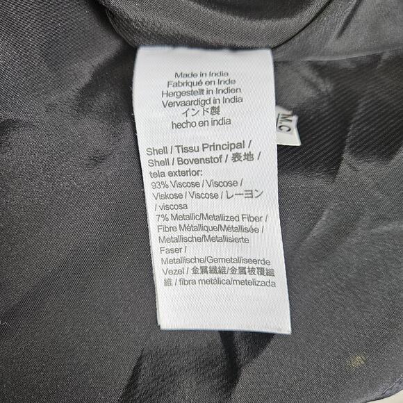 J. Crew Women’s Dress Ruffle Knee Length Clip Dot Floral Long Sleeve 12 - Picture 5 of 8